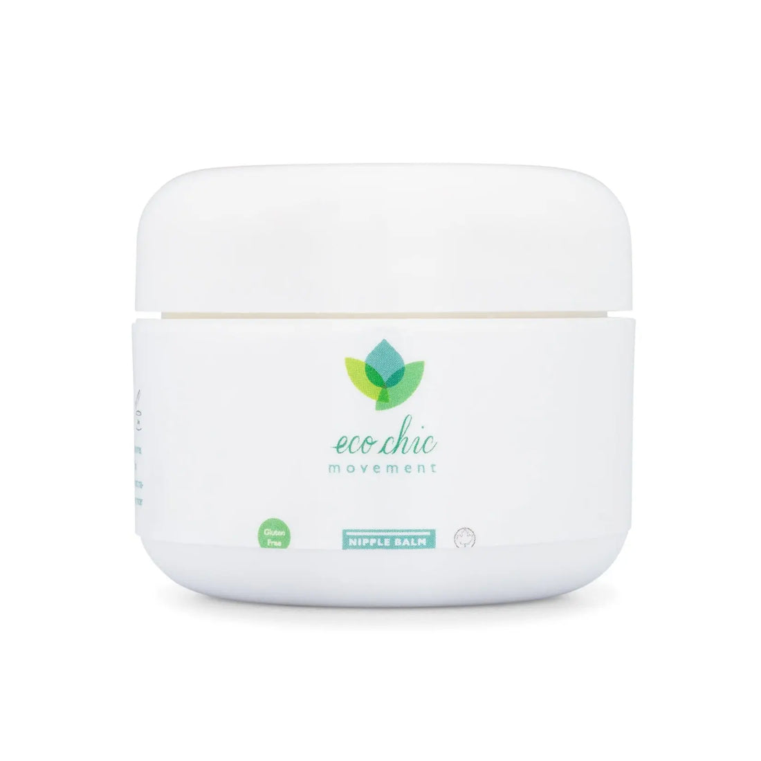 a tub of natural nipple balm for breastfeeding made by Eco Chic Movement