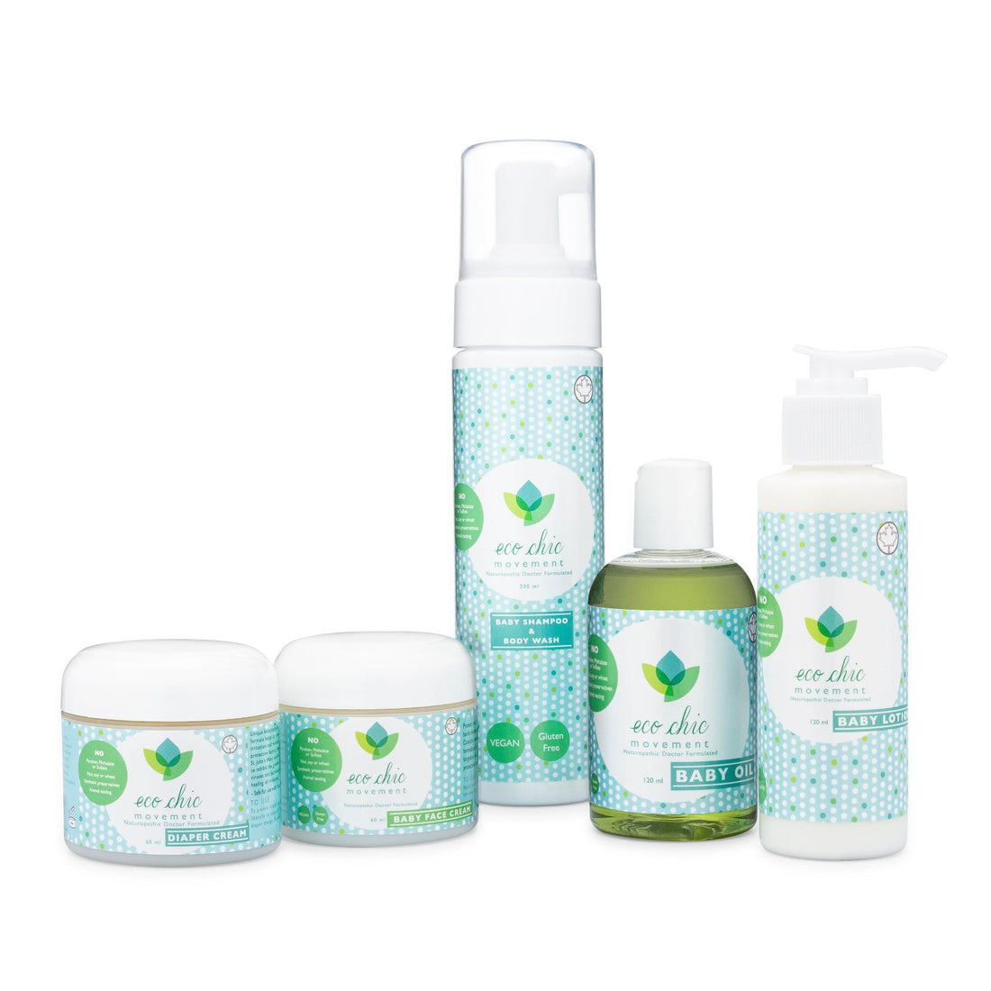 Baby Shower Gift Set featuring the best non toxic baby products from Eco Chic Movement