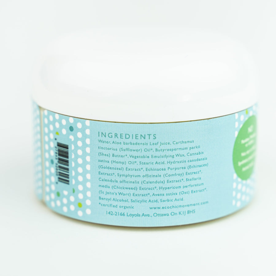 Our natural baby skin cream is full of skin conditioning ingredients that soothe itchiness and redness